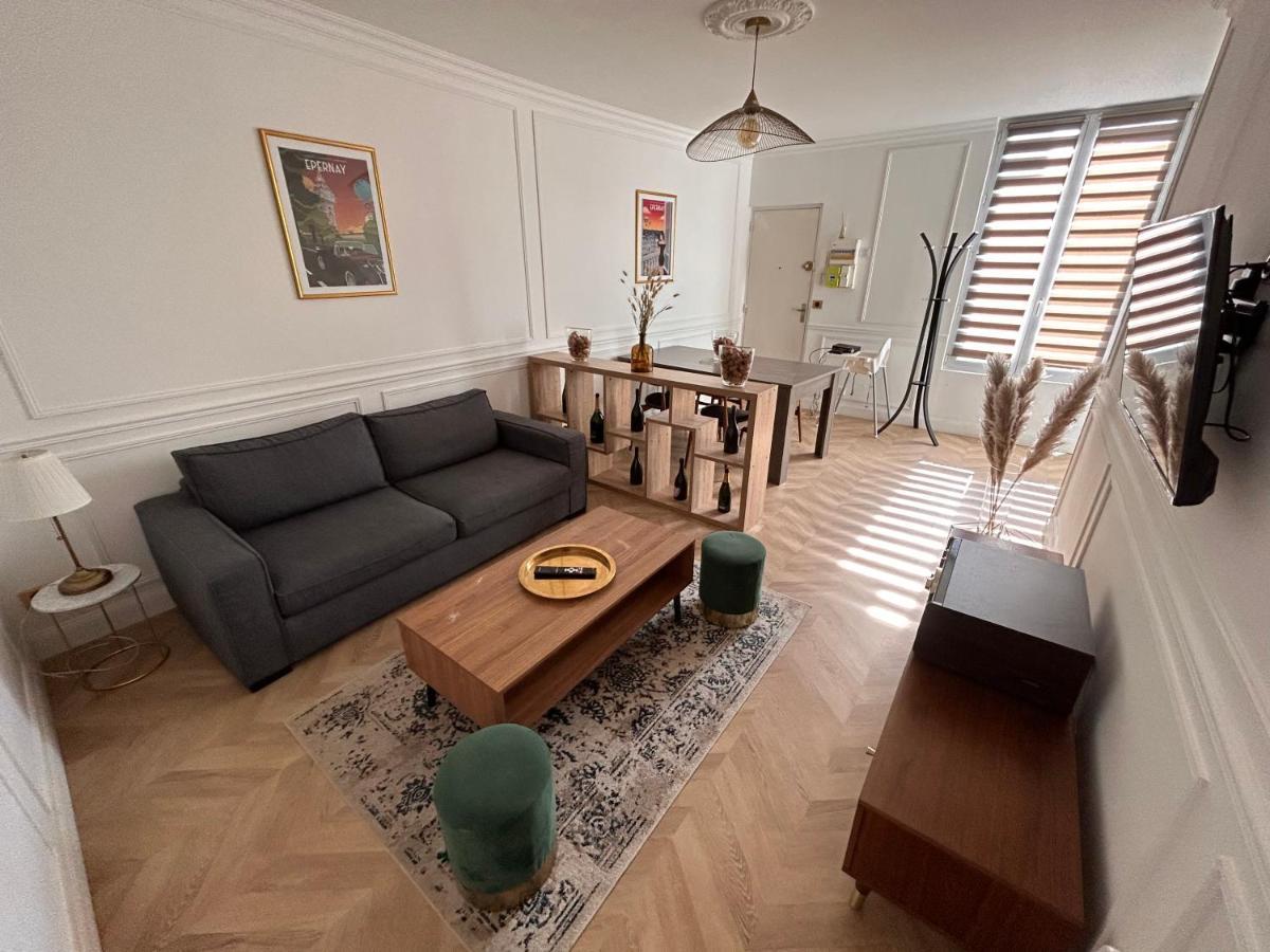 Bulle De Champagne : Petit Cocon En Plein Centre Appartement Épernay Buitenkant foto